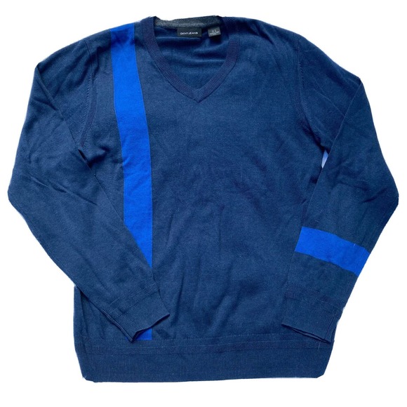 Dkny Other - DKNY Jeans Blue Cotton Pullover Sweater Size Medium Casual Career Autumn Mens